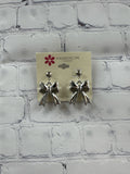 Ladies Silver Kaleidoscope Earring