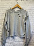 Size Small Ladies Gray Sweatshirt