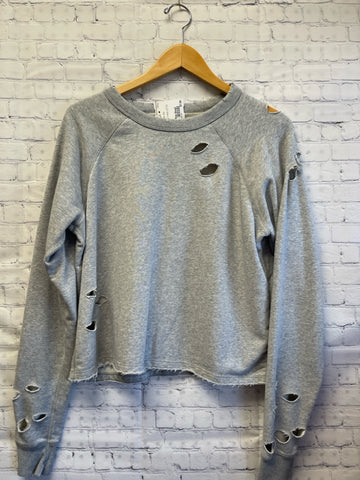 Size Small Ladies Gray Sweatshirt