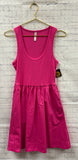 Size Medium Ladies Hot Pink Zenana Tank Dress