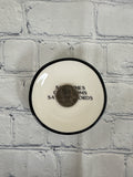 White Properly Improper Ring Dish