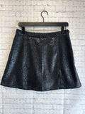 Size Medium Ladies Black snake Queen of Sparkles Skirt