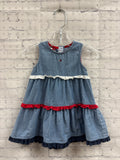 Size 3-6 months Girl's Denim Tommy Hilfiger Tank Dress