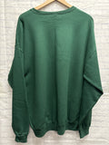 Size XL Ladies Green Print Sweatshirt