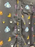 Size 4 Boy's Gray Print Disney Shirt