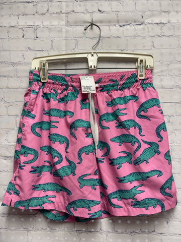 Size Medium Men's Pink Print chubbies Swim Shorts
