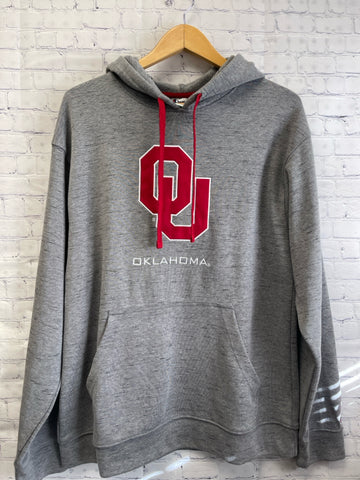 Size Large Men's Gray Champion Hoodie