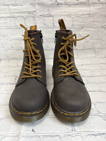 Size 2 Boy's Brown Dr Martens Boot