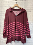 Size 1X Ladies Purple Maurices Top