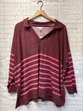 Size 1X Ladies Purple Maurices Top