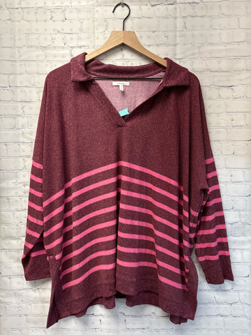 Size 1X Ladies Purple Maurices Top