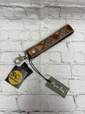 Ladies Brown Print MYRA Key Fob