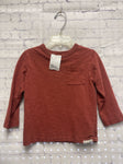 Size 2 Boy's Rust Gap Top