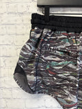Size 12 Ladies Black Print lulu lemon Workout Shorts