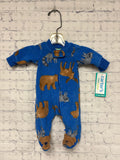 Size Premie Boy's Blue Print Carters Sleeper