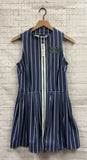 Size Large Ladies Blue Stripe Fore All Workout Dress