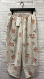 Size Large Ladies Cream Camoflage Pants