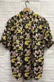 Size Large Men's Black Floral Ariat Shirt