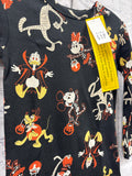 Size 4 Unisex Black Print Baby Gap PJ Set