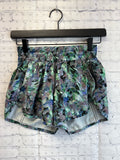 Size 4 Ladies Multi-Color Print lulu lemon Workout Shorts