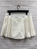 Size 12 Ladies White lulu lemon Workout Skirt