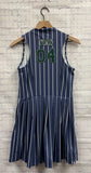 Size Large Ladies Blue Stripe Fore All Workout Dress