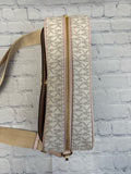 Ladies White Print Michael Kors Purse