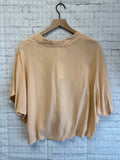 Size Medium Ladies Orange Blouse