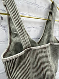 Size S/M Ladies Brown Ribbed Zenana Tank Top