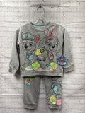 Size 4T Boy's Gray Print Pantset