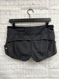 Size 6 Ladies Black lulu lemon Workout Shorts