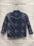 Size 4T Boy's Navy Print Cowboy Hardware Shirt