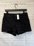 Size 4 Ladies Black Denim American Eagle Shorts