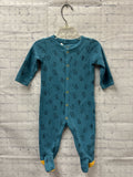 Size 6 months Boy's Blue Print Carters Sleeper