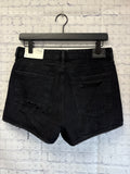 Size 4 Ladies Black Denim American Eagle Shorts