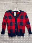 Size 4 Boy's Red Plaid Baby Gap Sweater