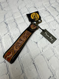 Ladies Black Print MYRA Key Fob