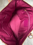 Size Medium Ladies Purple Coach Purse