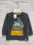 Size 2T Boy's Gray John Deere Top