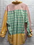 Size 1X Ladies Pink Blouse