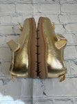 Size 4 Girl's Gold Carters Shoe