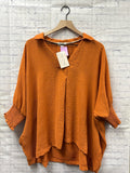 Size Small Ladies Orange Umgee Blouse