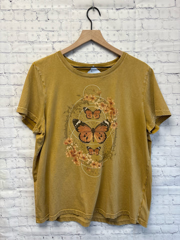 Size XL Ladies Yellow Lucky Top
