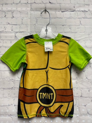 Size 2T Boy's Green Swimsuit Top Only