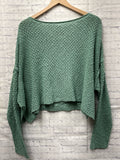 Size Large Ladies Green free people Sweater