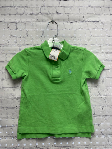 Size 2T Boy's Green Polo Top