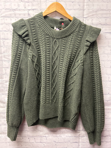 Size Large Ladies Green Madewell Sweater