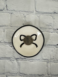 White Properly Improper Ring Dish