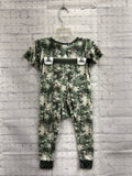 Size 2T Boy's Green Print Little Ones Shop PJ Set