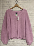 Size Medium Ladies Purple Landsend Sweater